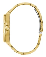 Guess Men's Analog Gold-Tone Stainless Steel Watch, 42mm
