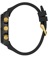 Guess Men's Multi-Function Black Silicone Strap Watch