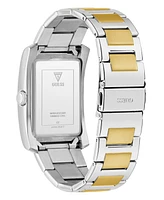 Guess Men's Analog Two-Tone Stainless-Steel Watch, 34mm
