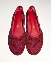 Mango Women's Mesh Bow Ballerina Shoes