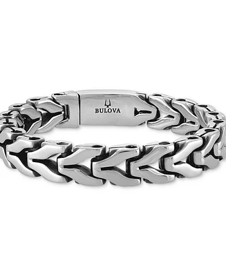 Bulova Men's Icon Stainless Steel Link Bracelet