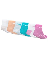 Nike Little Girls Ankle Socks, 6 Pack