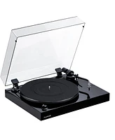 Fluance RT82 Reference High Fidelity Vinyl Turntable (Piano Black), PA10 Phono Preamp and Ai81 Powered Floorstanding Speakers (Black Ash), Ortofon OM1