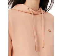 Lacoste Usa Women's Hooded Logo Long-Sleeve Sweatshirt