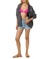 O'Neill Juniors' Byron Cotton-Blend Fleece Zip Hoodie
