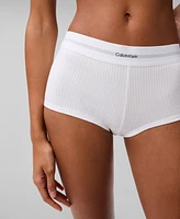 Calvin Klein Women's Ribbed Boyshort Underwear QF8024