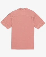 Hurley Men's Laguna Camp Embroidered Short Sleeve Shirt