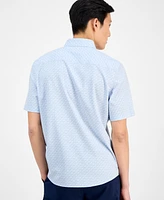 Alfani Men's Signature Geo-Pattern Shirt, Exclusively at Macy's