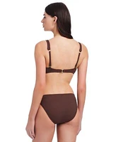 Sanctuary Womens Stay Connected Underwire Bikini Top Hipster Bottoms