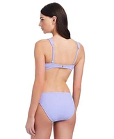Sanctuary Womens Stay Connected Underwire Bikini Top Hipster Bottoms