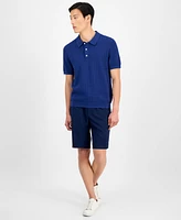 Alfani Men's Textured Sweater Polo Shirt, Exclusively at Macy's