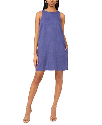 Msk Women's Mini Sleeveless Shift Dress