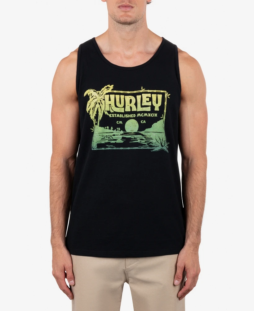 Hurley Men's Island Vibes Slub Tank Top