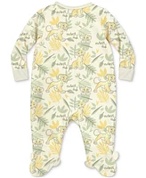 Disney Baby Boys The Lion King Footed Coverall & Hat, 2 Piece Set