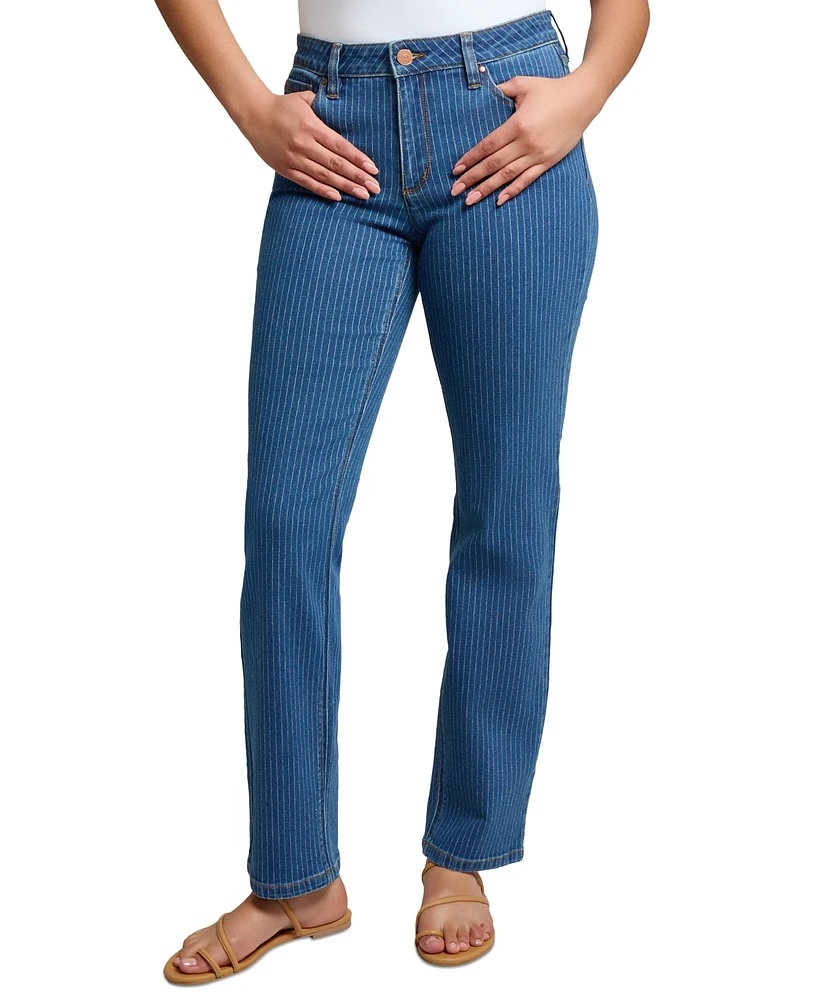 Jones New York Petite Lexington Straight-Leg Jeans