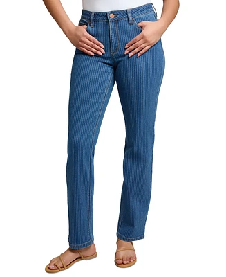 Jones New York Petite Lexington Straight-Leg Jeans