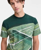 Lacoste Men's Tennis Court Graphic T-Shirt - 132
