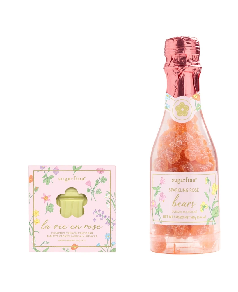 Sugarfina Spring La Vie En Rose Candy and Bubbly Bundle, 2 Piece