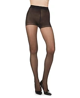 MeMoi Women's Control Top Pantyhose with Backseam Cuban Heels Mm-618