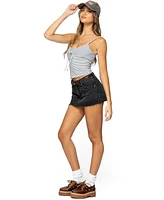 Edikted Women's Tova Striped Scoop Tank Top