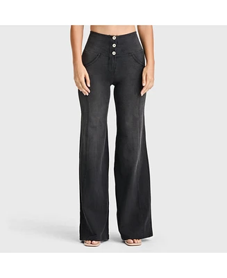 Freddy Women's Wr.up Denim Palazzo Flare Jeans