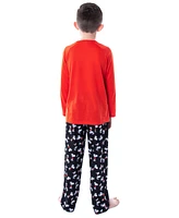 Peanuts Boys Joe Cool Snoopy Pajamas Raglan Shirt And Pant Sleepwear Set