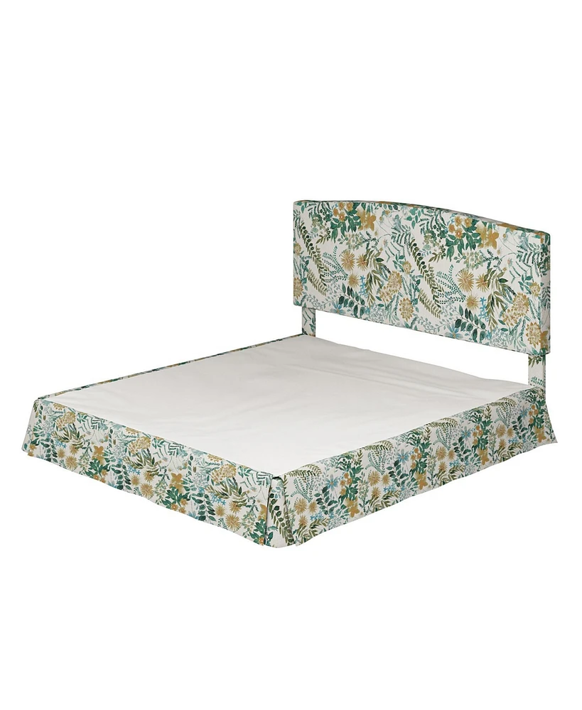 Modern Justus Upholstered Platform Bed-kb