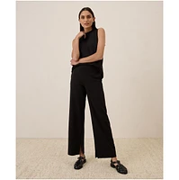 Pact Women's Organic Cotton Airplane Wide Leg Pant - 29" Inseam