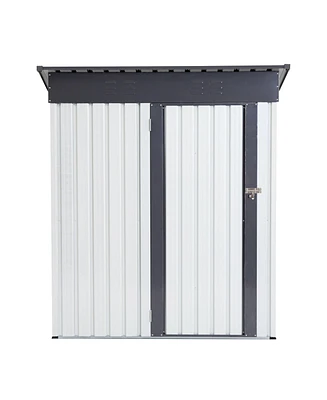 Mondawe Outdoor Storage Lifter Shed 5X3X6Ft Outdoor Storing Tools