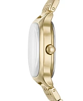 Skagen Women's Mellem Lille Quartz Three-Hand Gold Stainless Steel Watch, 28mm