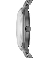 Skagen Men's Mellem Quartz Three-Hand Gray Stainless Steel Watch, 40mm