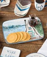 Certified International Wake At The Lake Rectangular Platter