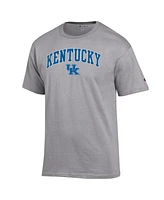 Champion Men's Heather Gray Kentucky Wildcats Arch Over Logo T-Shirt