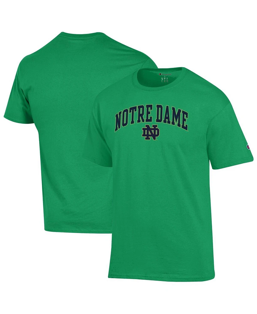 Champion Men's Green Notre Dame Fighting Irish Arch Over Logo T-Shirt