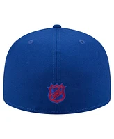 New Era Men's Blue York Rangers State Stitch 59FIFTY Fitted Hat