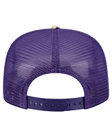 New Era Men's Purple Minnesota Vikings Adventure Pattern Golfer Snapback Hat