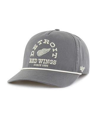 '47 Brand Men's Charcoal Detroit Red Wings Canyon Ranchero Hitch Adjustable Hat