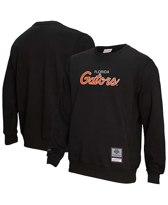 Mitchell & Ness Men's Black Florida Gators Elite Script Pullover Sweatshirt
