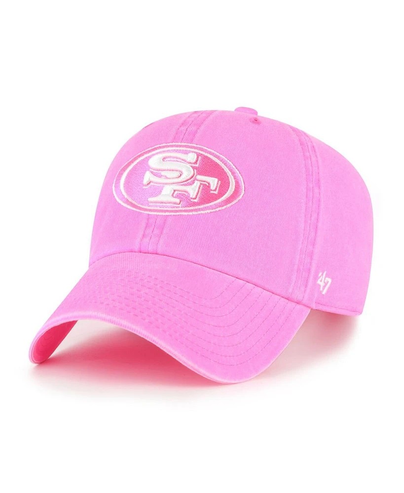 '47 Brand Women's Pink San Francisco 49ers Bright Side Clean Up Adjustable Hat