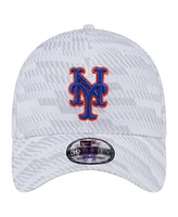 New Era Men's White New York Mets Graded 39THIRTY Stretch Fit Hat