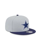 New Era Men's Gray/Navy Dallas Cowboys Color Pack Two-Tone 9FIFTY Snapback Hat