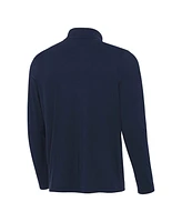 Antigua Men's Navy New York Yankees Content Quarter-Zip Top