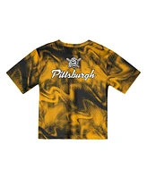Outerstuff Toddler Gold/Black Pittsburgh Pirates Pinch Hitter Infielder T-Shirt and Shorts Set