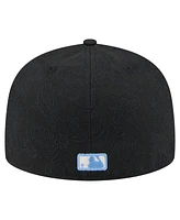 New Era Men's Black Philadelphia Phillies Tonal Koi 59FIFTY Fitted Hat