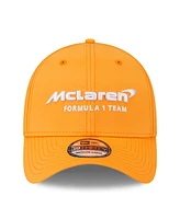 New Era Men's Orange McLaren F1 Team Perforated 39THIRTY Flex Hat