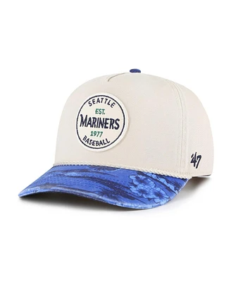 '47 Brand Men's Cream/Navy Seattle Mariners Fiji Rope Hitch Adjustable Hat