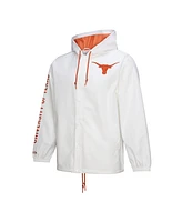 Mitchell & Ness Men's White Texas Longhorns Coaches Full-Snap Hoodie Jacket