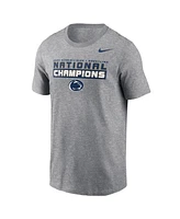 Nike Men's Gray Penn State Nittany Lions 2025 Ncaa Wrestling National Champions T-Shirt