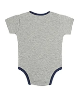 Outerstuff Newborn Infant Gray/White Seattle Mariners Play Ball Bodysuit Set 2-Pack