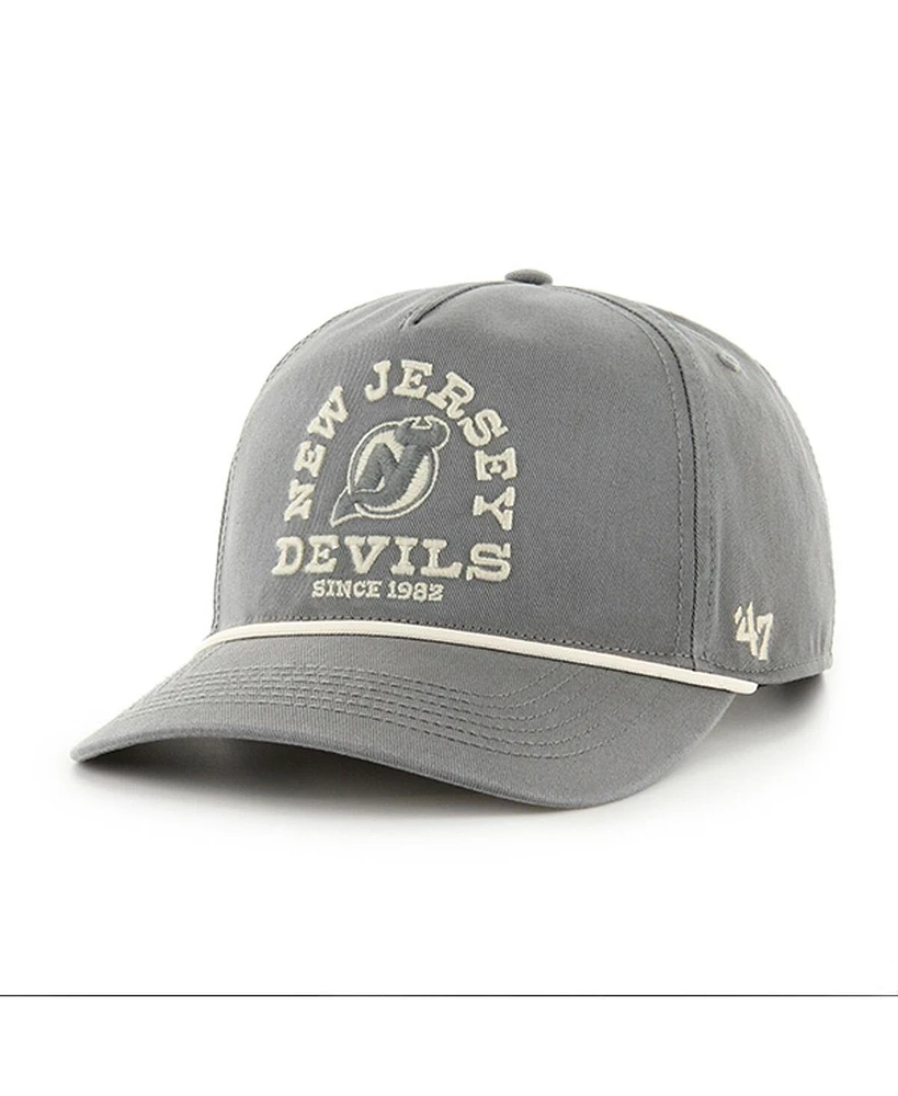 '47 Brand Men's Charcoal New Jersey Devils Canyon Ranchero Hitch Adjustable Hat
